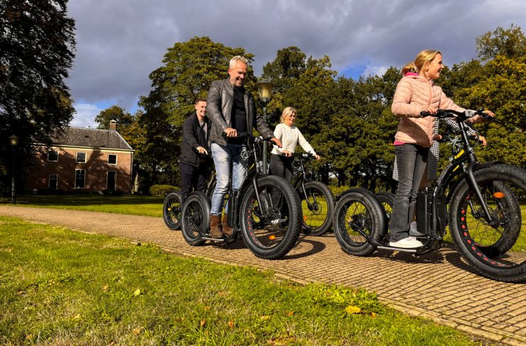 Op pad met de Fatmax elektrische step